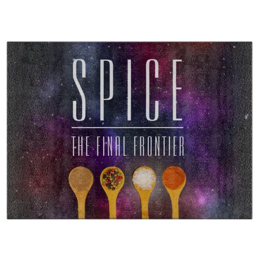 最後のおもしろいカラフルフロンティアをスパイス カッティングボード (正面)