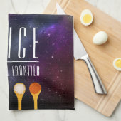 最後のおもしろいカラフルフロンティアをスパイス キッチンタオル (四つ折り)