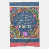 最後のおもしろい分の引用文フローラハート名 キッチンタオル (縦)