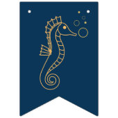 最後のしぶきの人魚のバチェロレッテの旗 バンティングフラッグ (第1の旗)