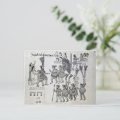 最後のアステカ皇帝クアウテモクが降伏する ポストカード (スタンド正面)