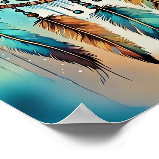 最後のインディアンが死んだときにCreeの諺 ポスター (角)