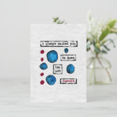 最後のカップケーキのグリーティングカード カード (スタンド正面)