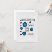 最後のカップケーキのグリーティングカード カード (正面/裏面インサイチュ)