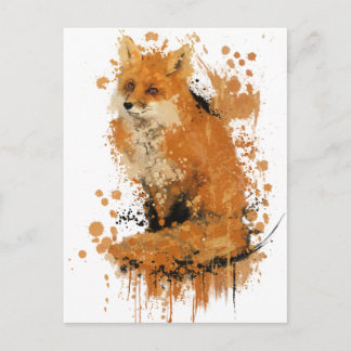 最後のキツネ ポストカード