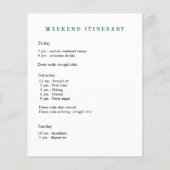 最後のキャンプバチェロレッテの週末の招待 (裏面)