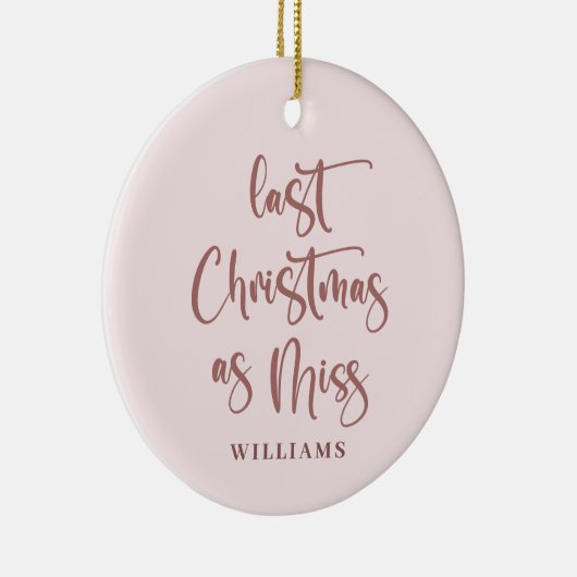 最後のクリスマス恋しく思の写真 セラミックオーナメント (右)