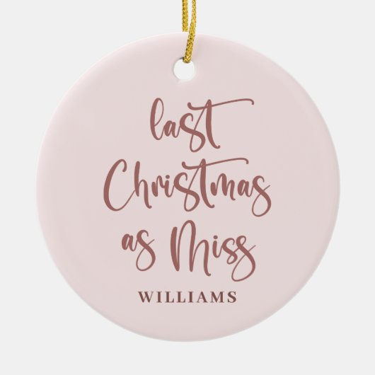 最後のクリスマス恋しく思の写真 セラミックオーナメント (正面)