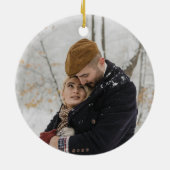 最後のクリスマス恋しく思の写真 セラミックオーナメント (裏面)