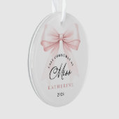 最後のクリスマス恋しく思は オーナメント (正面)