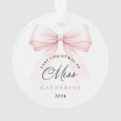 最後のクリスマス恋しく思は オーナメント (裏面)