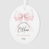 最後のクリスマス恋しく思は オーナメント (正面)