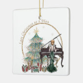 最後のクリスマス恋しく思は |レッドヘッド遊のピアノ セラミックオーナメント (左)