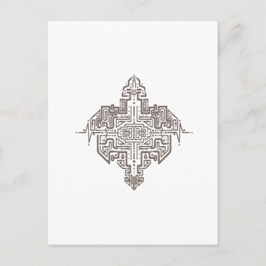 最後のグリッド ポストカード (正面)