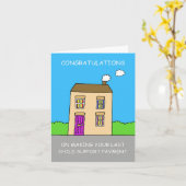 最後のサポートの支払いおめでとう カード (黄色い花)