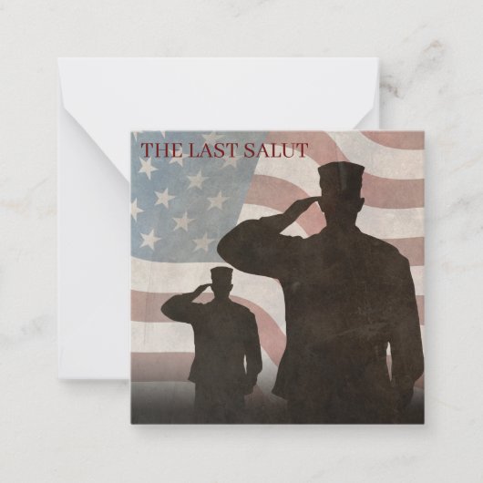 最後のサルトヴィンテージ ノートカード (正面)