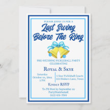 最後のスイングがリングや輪ピックル結婚ボールの青