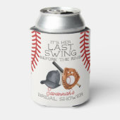 最後のスイングでホームランの ブライダルシャワーのお土産 缶クーラー (缶裏面)