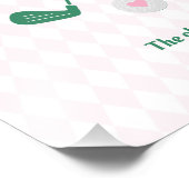 最後のスイングの前にリングや輪ゴルフブライダルシャワー フォトプリント            (角)