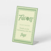 最後のスイングの前にリングや輪セージとクリーム結婚ズ 台座サイン (正面)