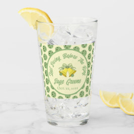 最後のスイングの前にリングや輪セージ&クリームピックボール タンブラーグラス