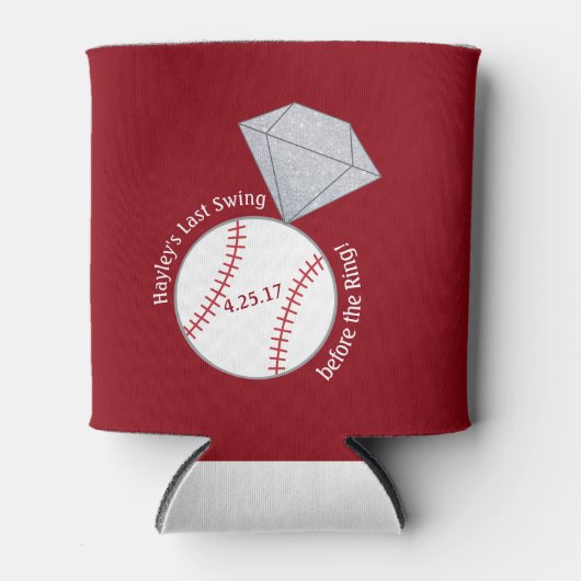 最後のスイングの前にリングや輪ドリンクのホルダー 缶クーラー (正面)