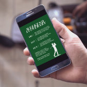 最後のスイングウィザーズリングや輪ゴルフ学士週末 招待状