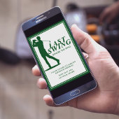 最後のスイングウィザーズリングや輪ゴルフ学士週末 招待状