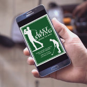 最後のスイングウィザーズリングや輪ゴルフ学士週末 招待状