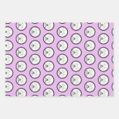 最後のスイング、結婚式前のピックルボール ラッピングペーパーシート (正面)