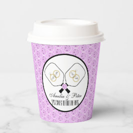 最後のスイング、結婚式前のピックルボール 紙コップ