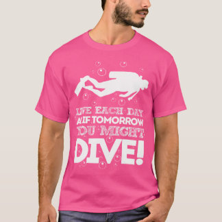 最後のスキューバダイビングファンのようなダイビング Tシャツ