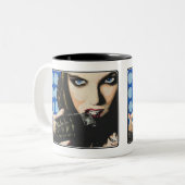 『最後のストロー絵を描』は ツートーンマグカップ (正面左)