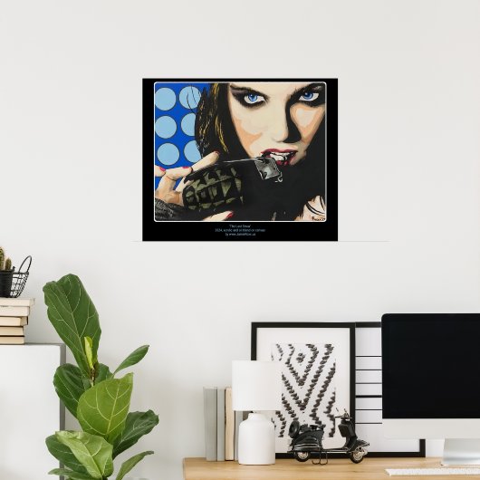 『最後のストロー絵を描』は ポスター (ホームオフィス)