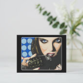 『最後のストロー絵を描』は ポストカード (スタンド正面)