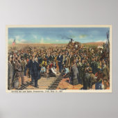 最後のスパイクの駆動 – 鉄道線路 ポスター (正面)