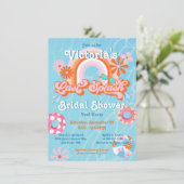 最後のスプラッシュプールバチェロレッテブライダルシャワー 招待状 (スタンド正面)