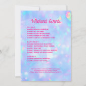 最後のスプラッシュプールバチェロレッテ招待状 招待状 (裏面)