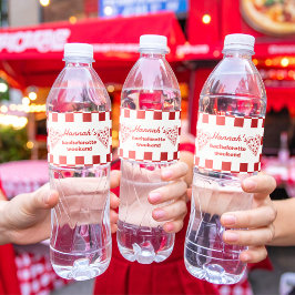 最後のスライスのピザのバチェロレッテ ペットボトルラベル