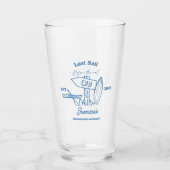 最後のセイルの前のバチェロレッテ週末 タンブラーグラス (正面)