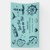 最後のセイルザヴェールビーチバチェロレッテ 横断幕 (縦)