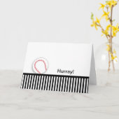 最後のチェモおめでとうカード野球 カード (黄色い花)