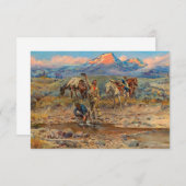 最後のチャンスの発見ダートを支払う サンキューカード (正面/裏面)