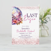 最後のディスコダンスボールフローラバチェロレッテ 招待状 (スタンド正面)