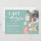 最後のディスコレトロバチェロレッテの日程 招待状 (正面)