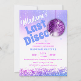 最後のディスコレトロバチェロレッテ 招待状