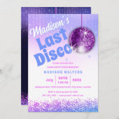 最後のディスコレトロバチェロレッテ 招待状 (正面/裏面)