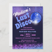 最後のディスコレトロバチェロレッテ 招待状 (正面)