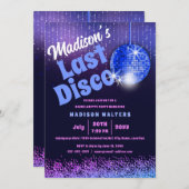 最後のディスコレトロバチェロレッテ 招待状 (正面/裏面)