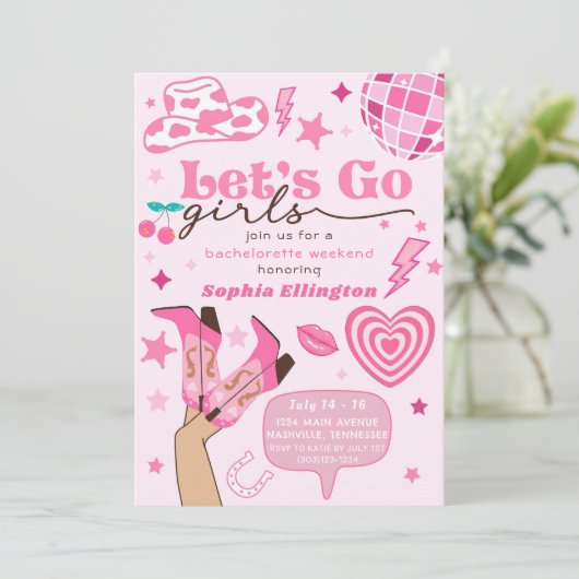 最後のディスコロデオバチェロレッテウィークエンドNash Bash 招待状 (スタンド正面)